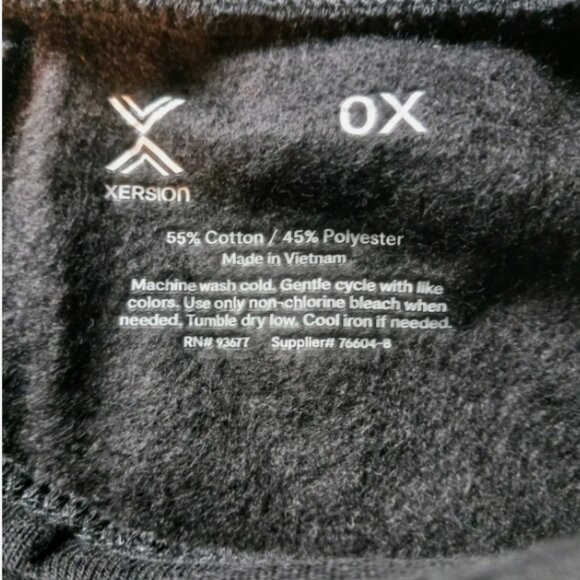 New Xersion Studio Jogger sweatpants High-Rise womens Black Size OX / 36"x30" - Picture 11 of 12